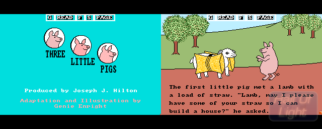 Robot Readers: 3 Little Pigs - Double Barrel Screenshot