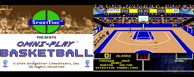 Omni-Play Basketball - Double Barrel Screenshot