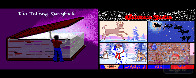 Talking Storybook, The: Christmas Stories - Double Barrel Screenshot